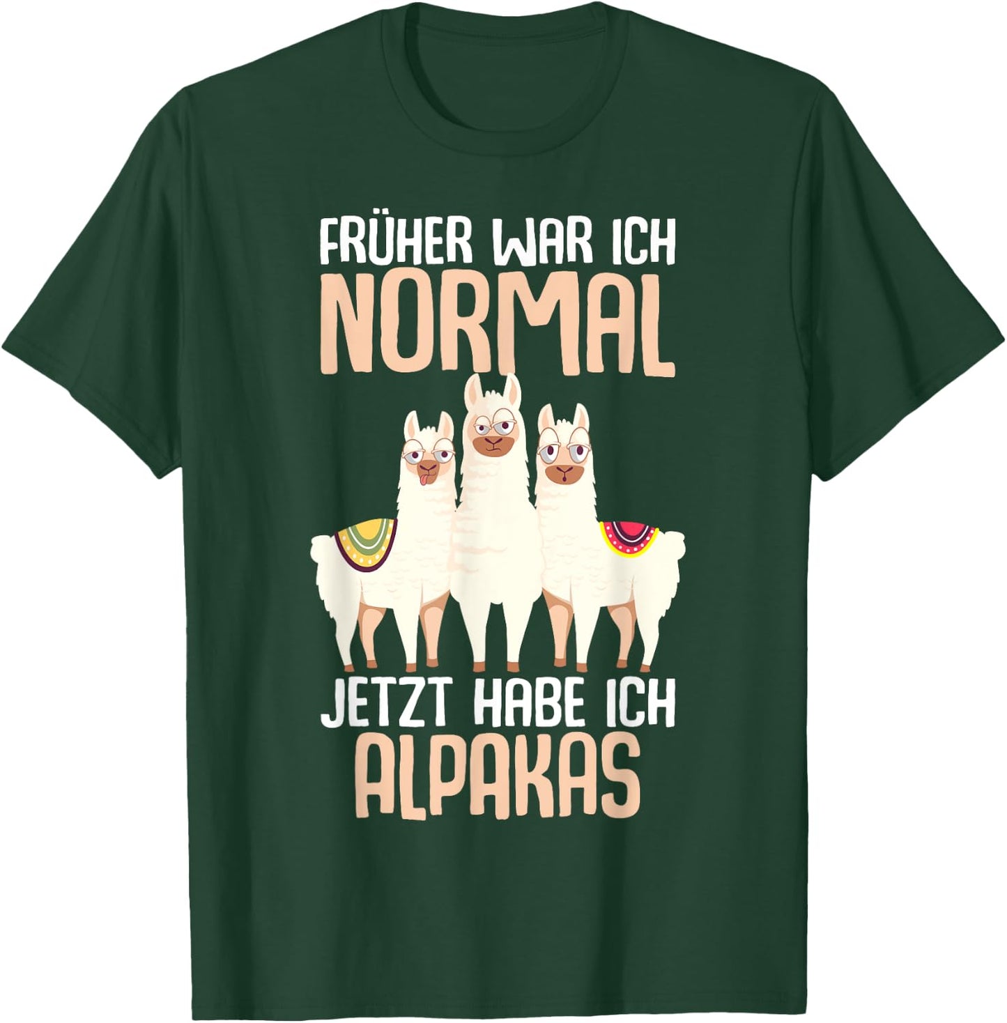 Alpaka Lama Alpaka Llama T-Shirt - T-Shirt | Forest