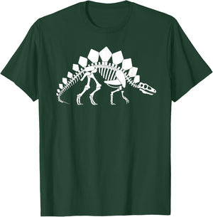 Stegosaurus Skeleton T-Shirt - T-Shirt | Forest