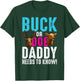 Gender Reveal Buck or Doe Daddy Matching Baby Party T-Shirt - T-Shirt | Forest
