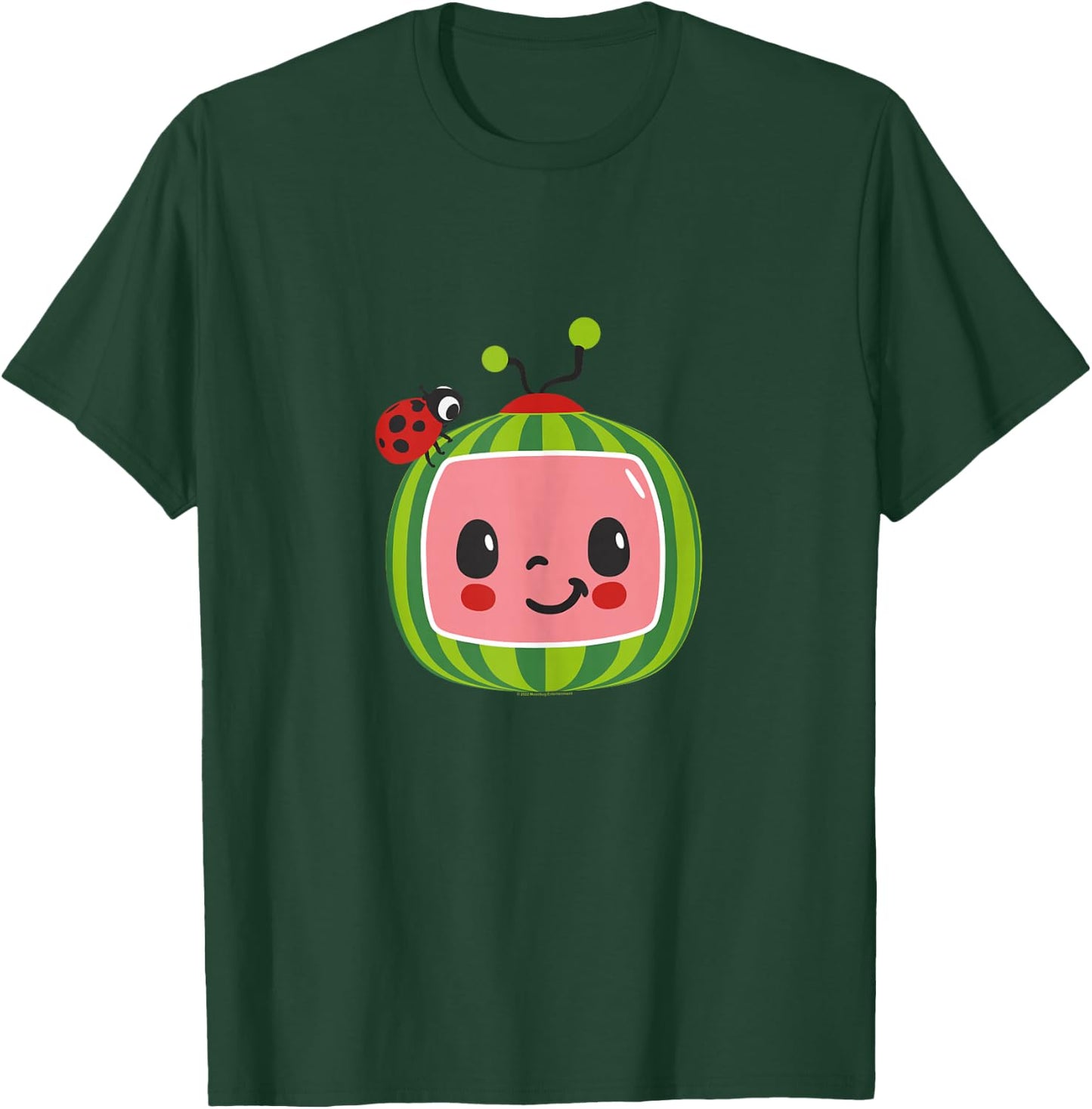 CoComelon Classic Smiling Centered Ladybug T-Shirt - T-Shirt | Forest