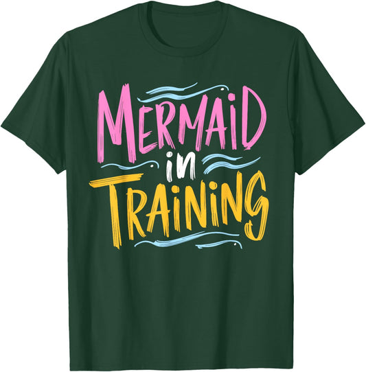 Funny Swimmer Girl Swim Practice Women Swimming T-Shirt - T-Shirt | Forest