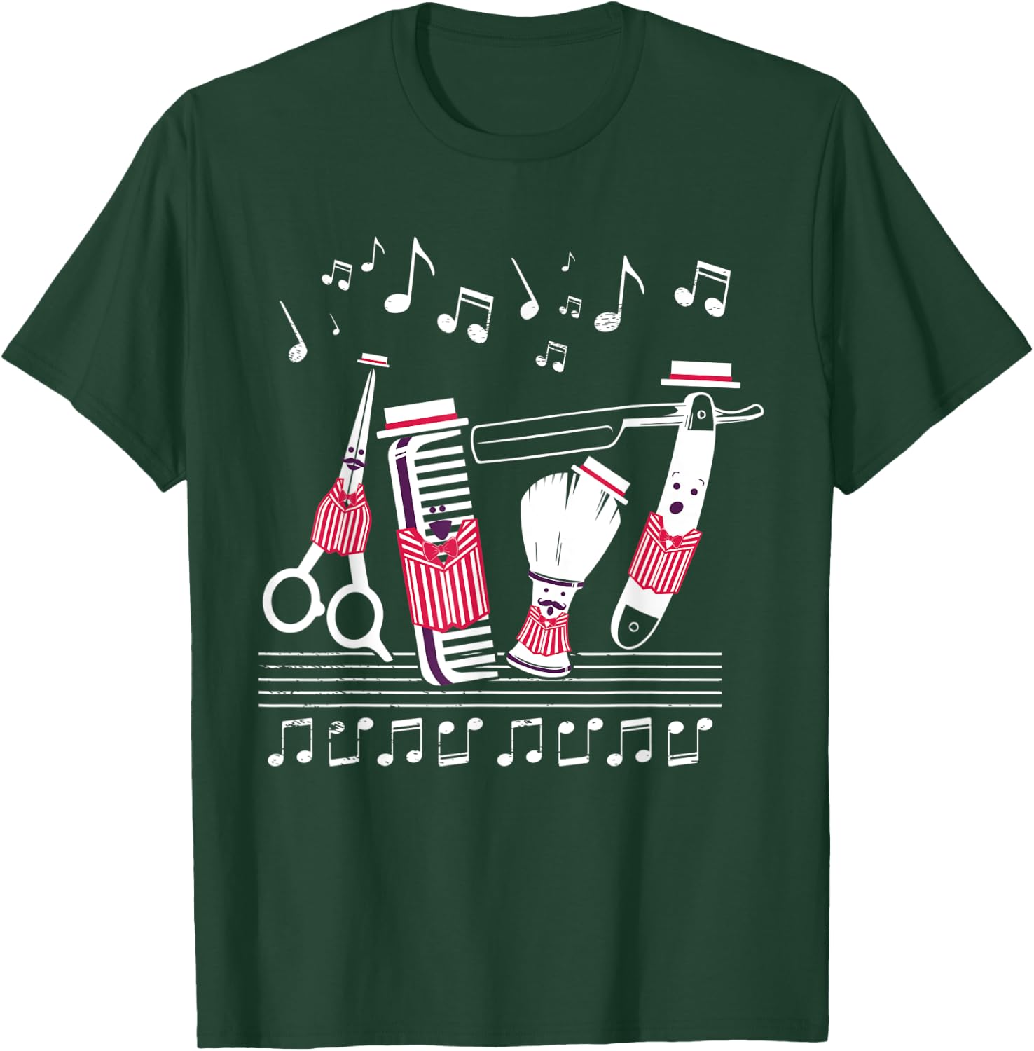 Funny Barbershoper Quartet Music Singer Gift T-Shirt - T-Shirt | Forest