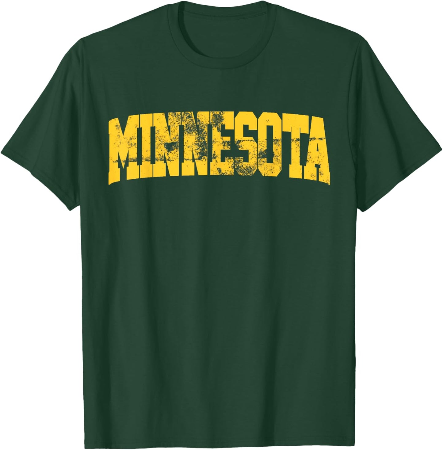 Retro Minnesota Vintage Minnesota Maroon Gold Throwback T-Shirt - T-Shirt | Forest