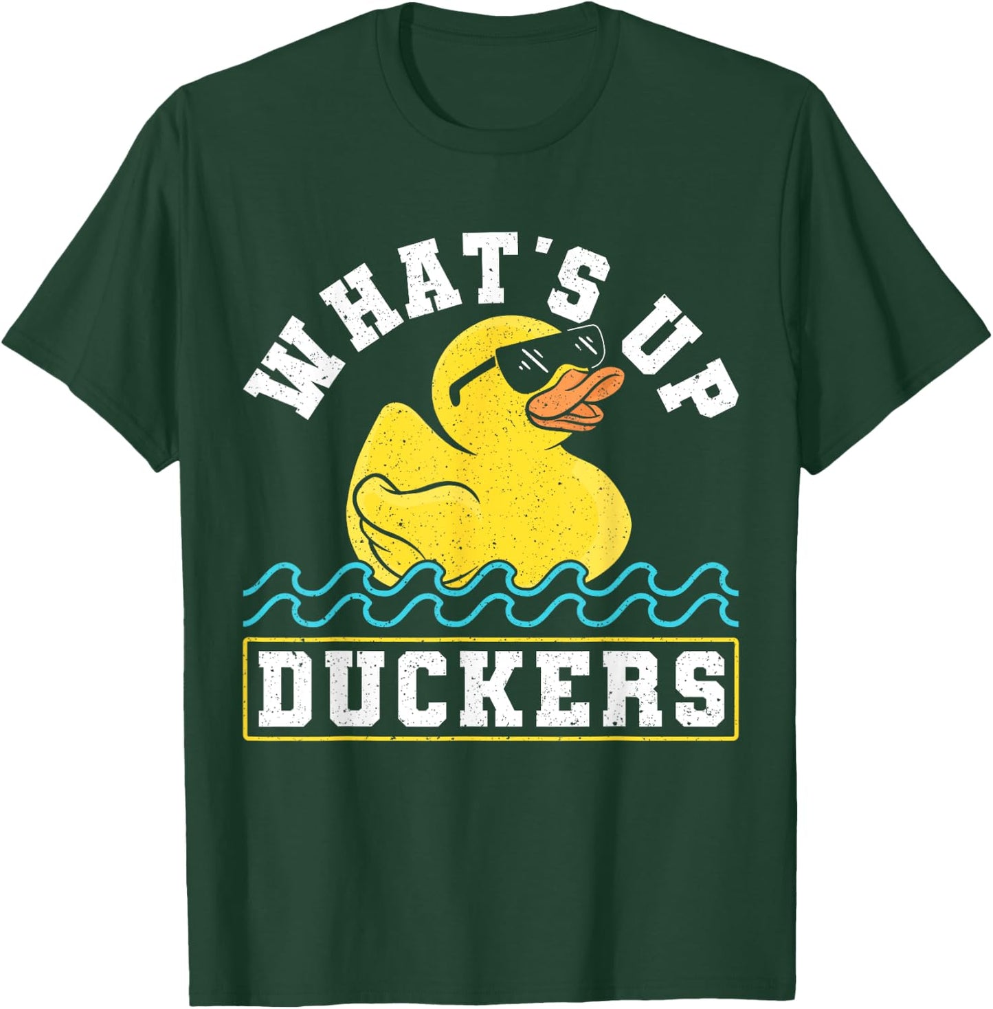 Whats Up Duckers? Rubber Duck T-Shirt - T-Shirt | Forest