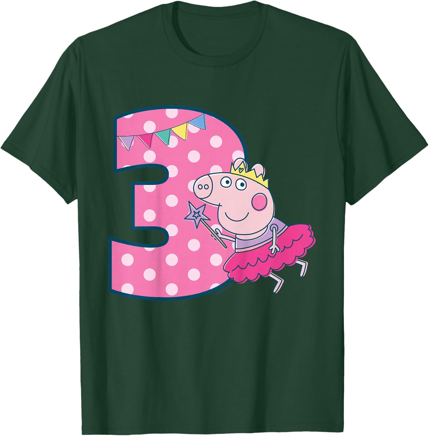 Peppa Pig 3 Geburtstag T-Shirt - T-Shirt | Forest