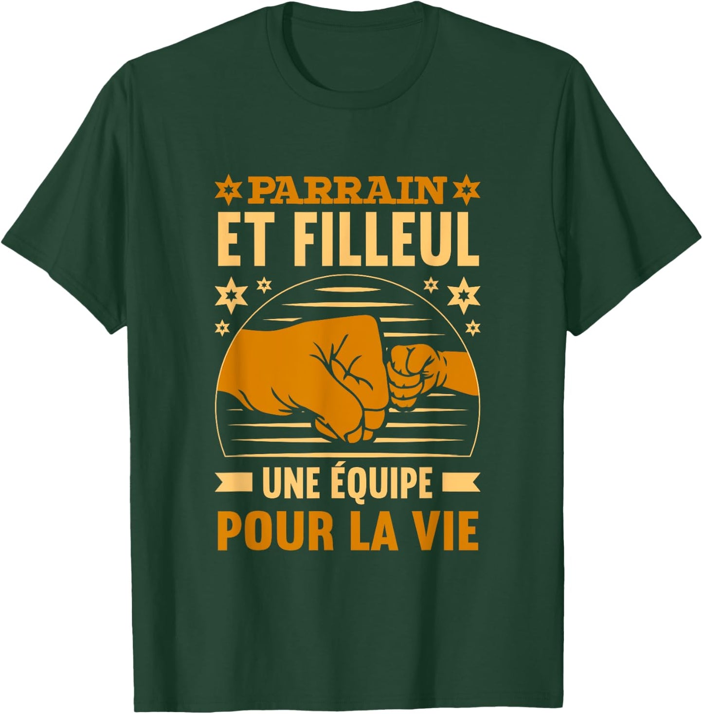 Godfather Filleul Humor , Black, S T-Shirt - T-Shirt | Forest