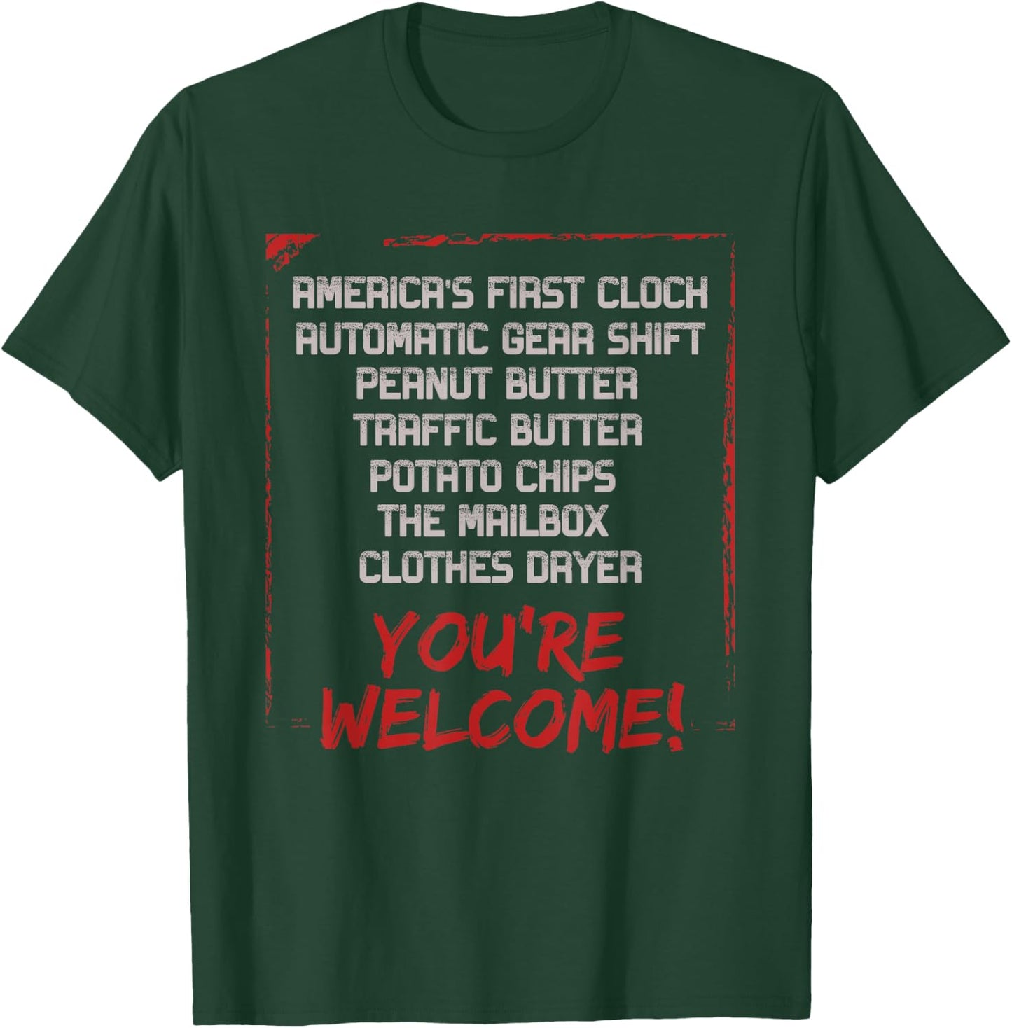 Youre Welcome Black History Month Pride African Inventors T-Shirt - T-Shirt | Forest