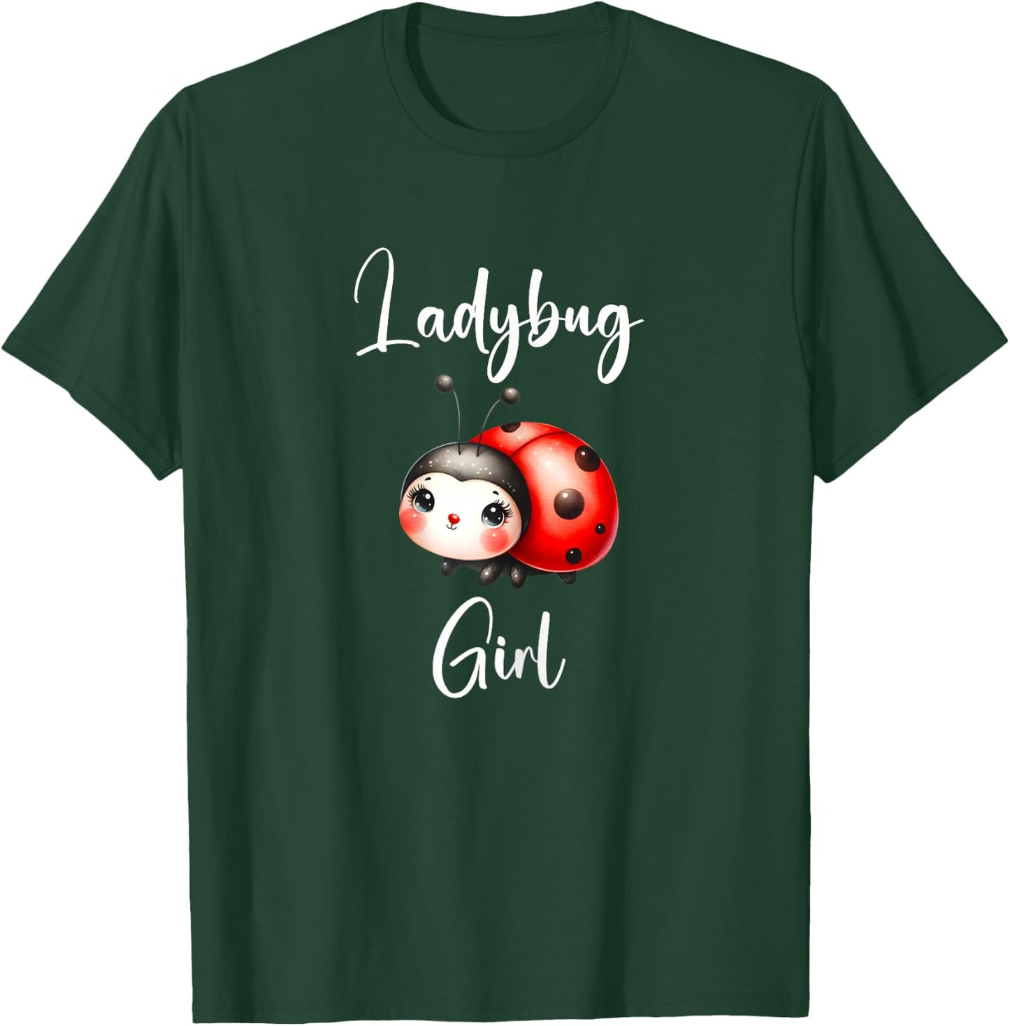 Ladybug Shirt Ladybug Girl Ladybugs T-Shirt - T-Shirt | Forest