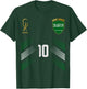 Saudi Arabia Flag Saudi Arabian Pride Lovers Retro T-Shirt - T-Shirt | Forest