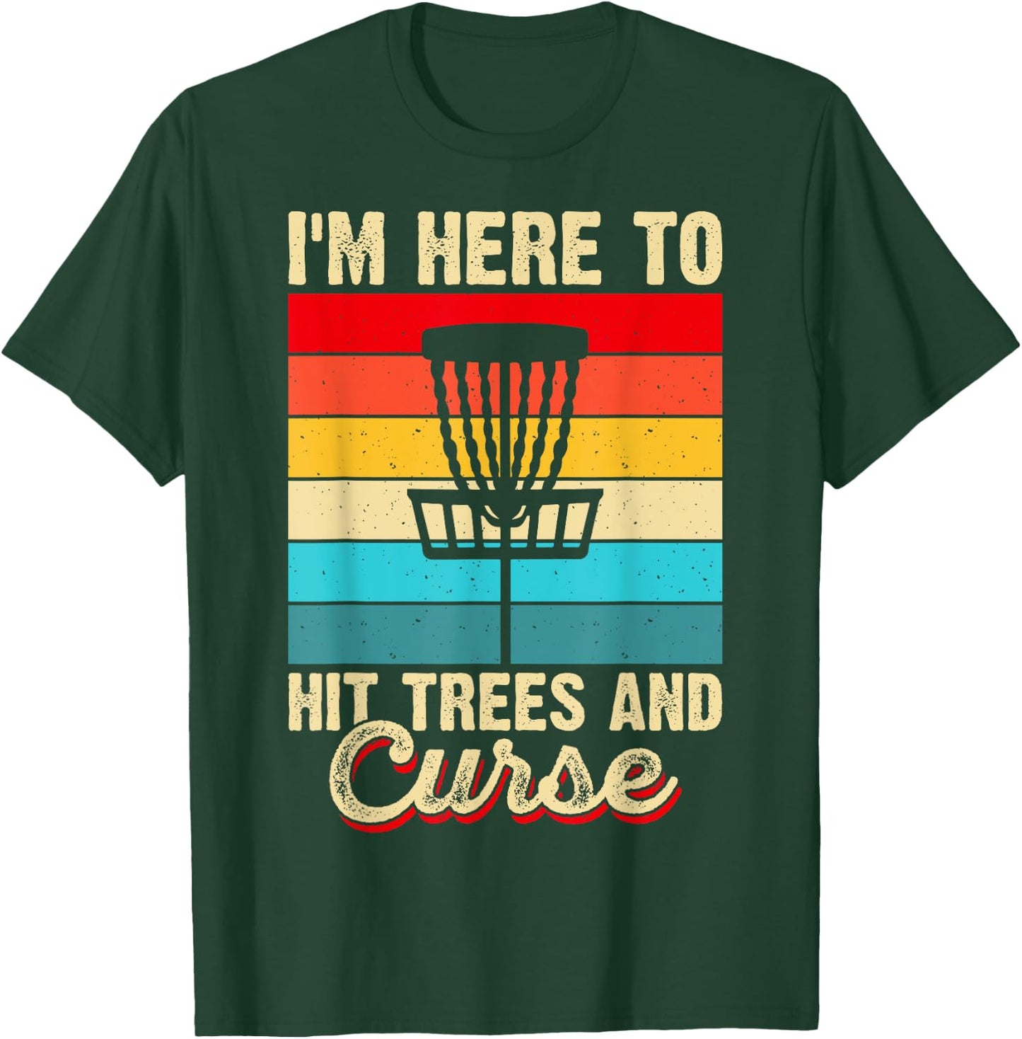 Disc Golf Shirt Disc Golf Bekleidung Herren Disc Golf Zubehör T-Shirt - T-Shirt | Forest