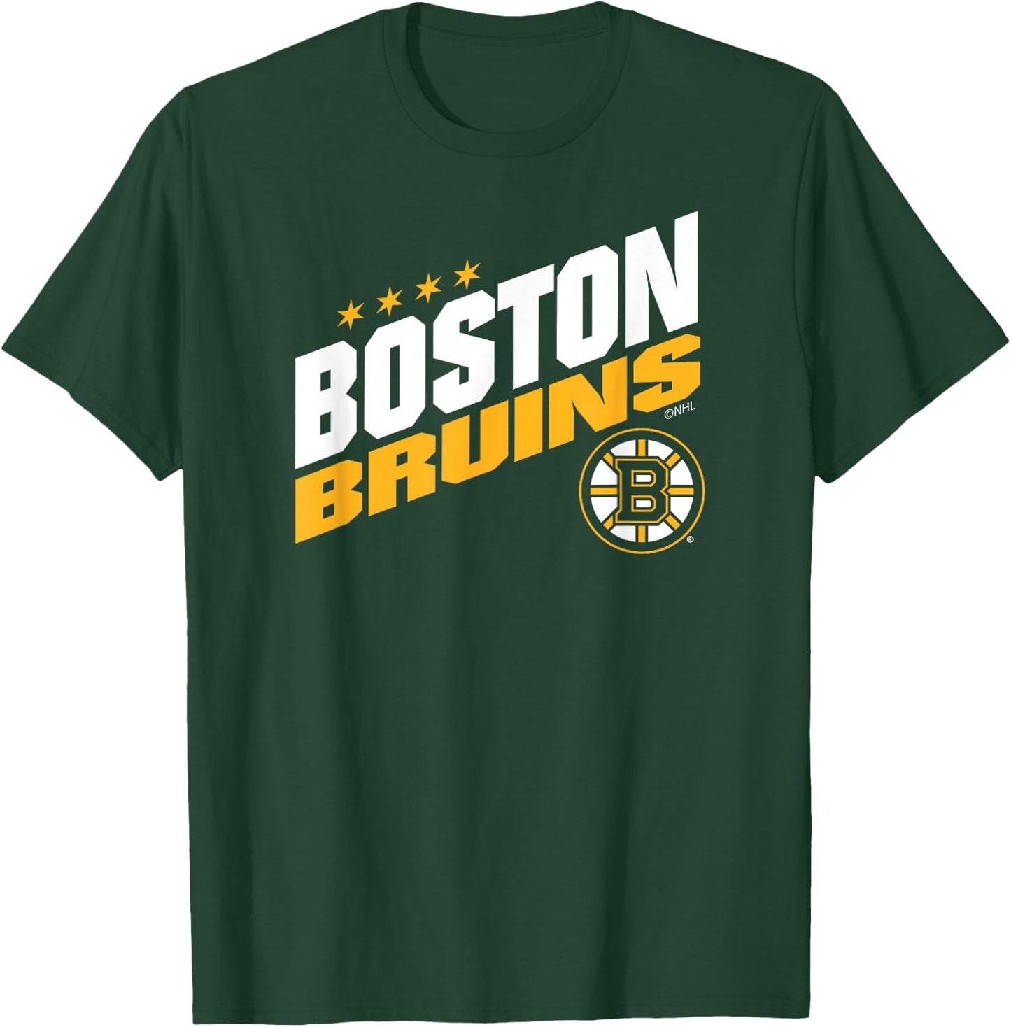 Boston Bruins Fuel Black Officially Licensed T-Shirt - T-Shirt | Forest