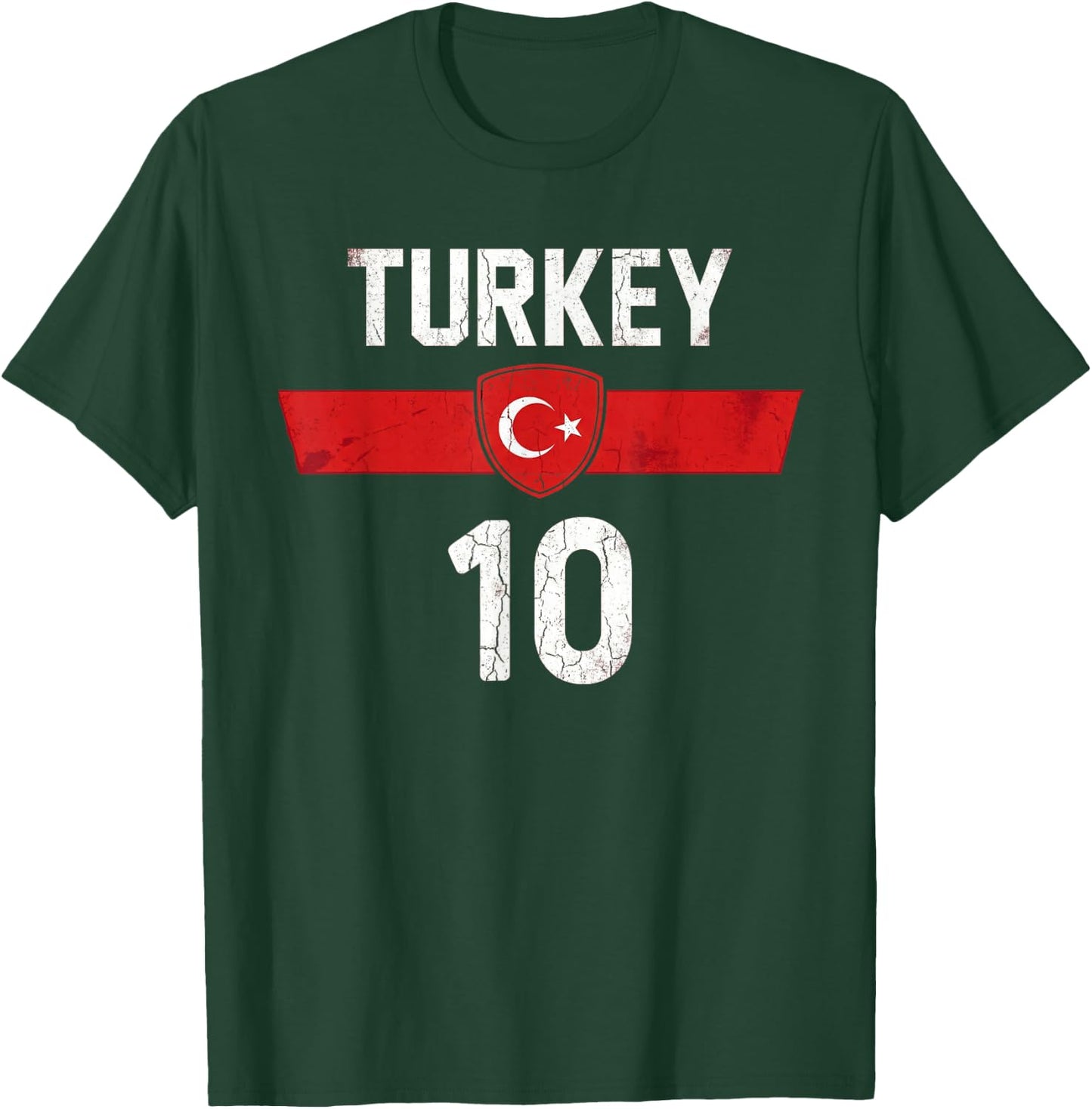 Cadeau Türkiye pour La Turquie Football Football Europe Turk T-Shirt - T-Shirt | Forest