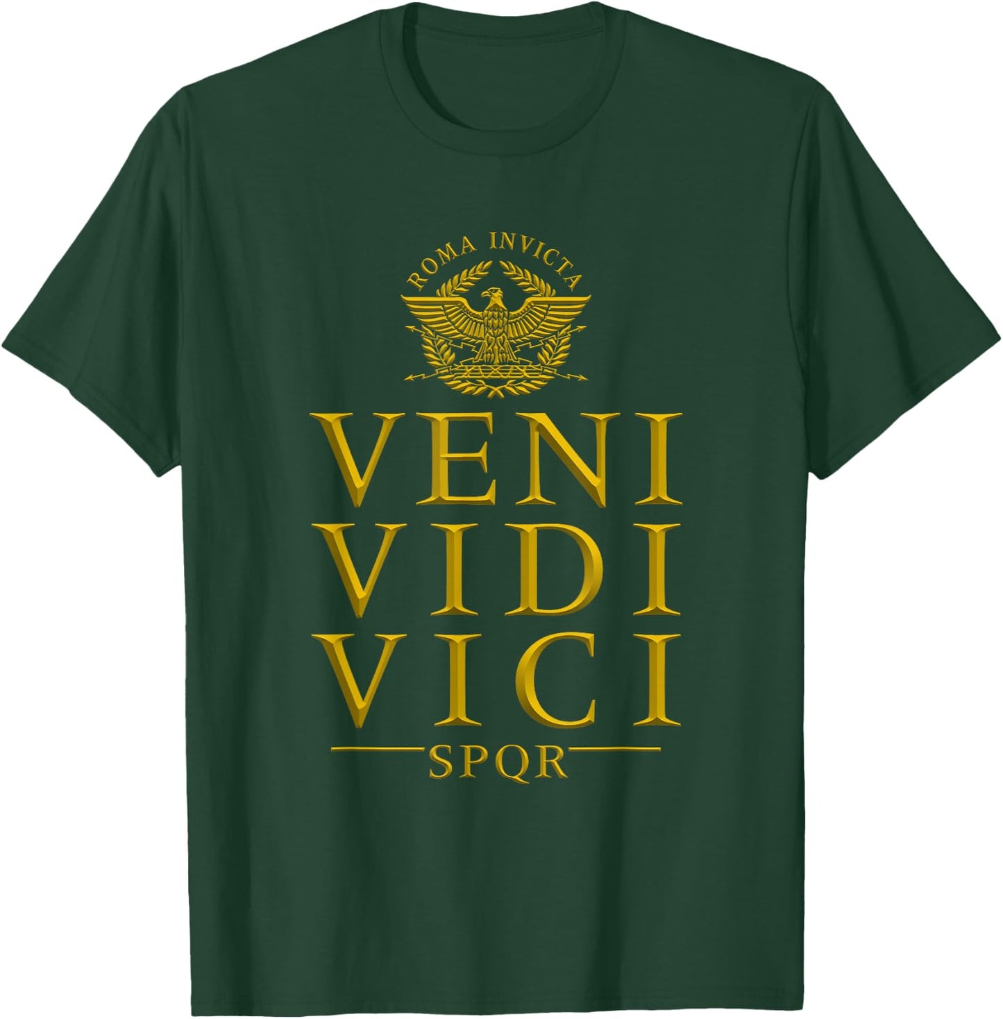 Veni Vidi Vici Roma Invicta SPQR T-Shirt - T-Shirt | Forest