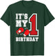 Kids 1st Birthday Boxing Boy 1 Year Old Boxer Bday Party T-Shirt - T-Shirt | Forest