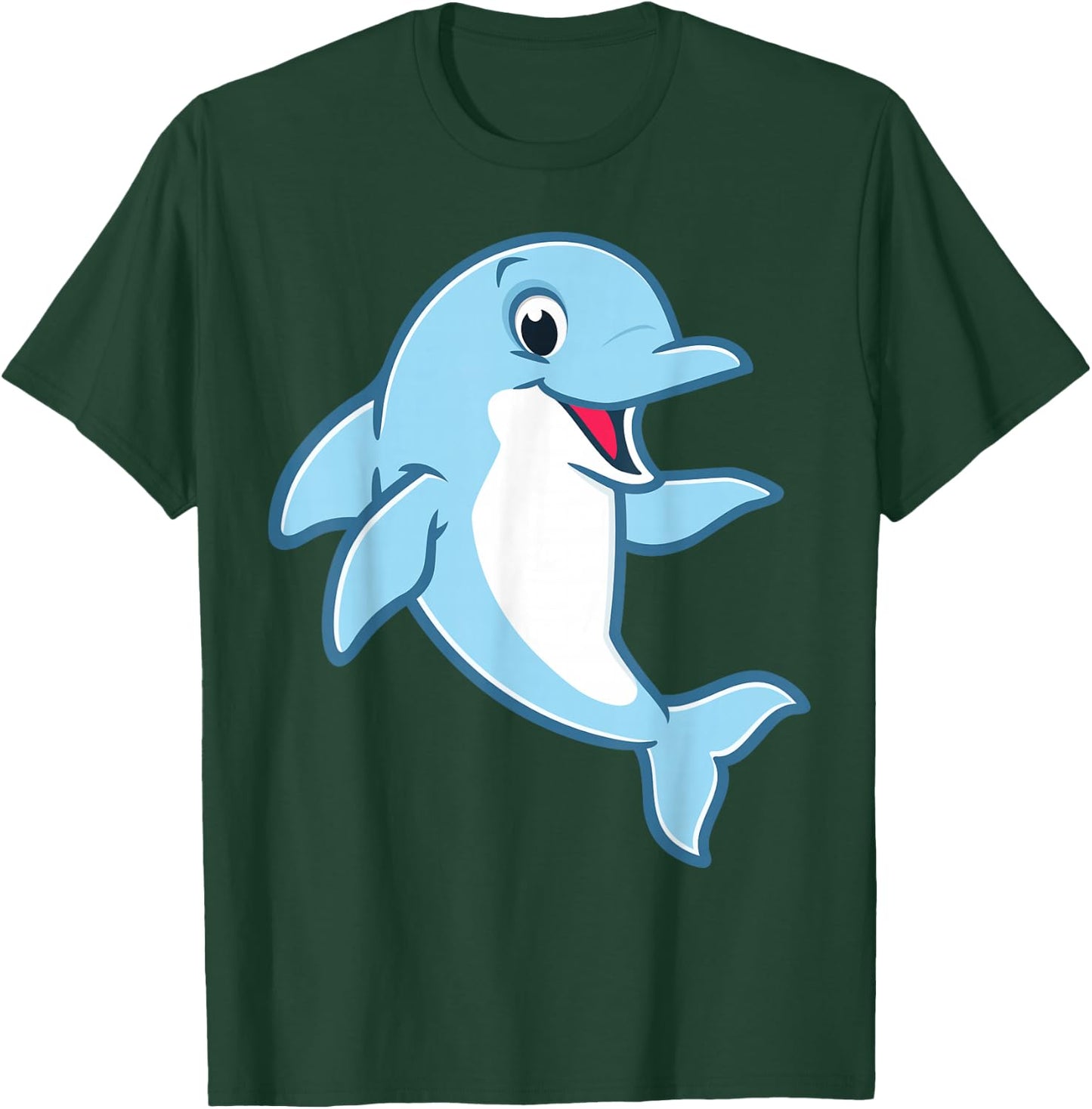 Cute Dolphin T-Shirt - T-Shirt | Forest