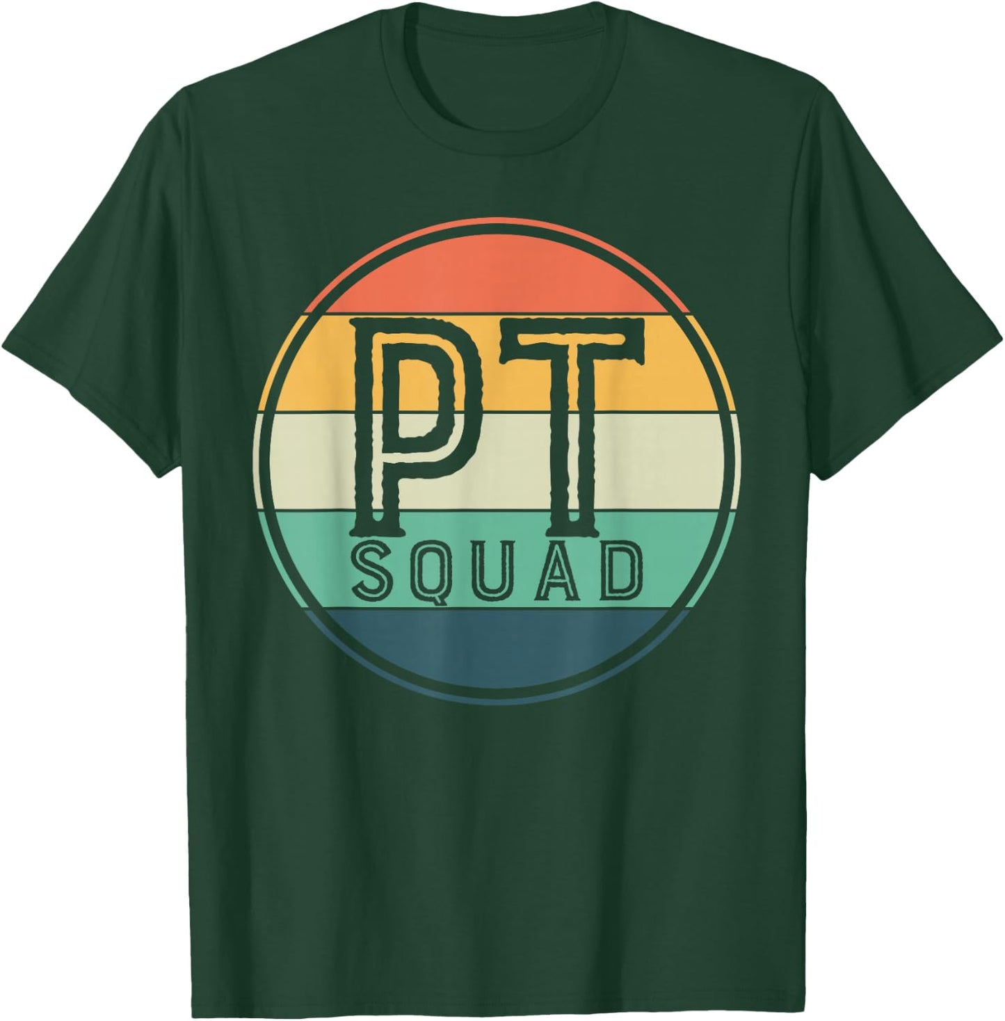Physiotherapy Crew Retro Physiotherapist T-Shirt - T-Shirt | Forest