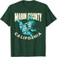 Marin County California Frog Totem Pacific Northwest Native T-Shirt - T-Shirt | Forest