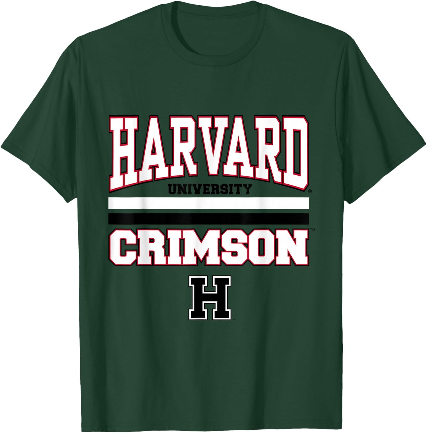 Harvard University Crimson NCAA | VNPHVD301A T-Shirt - T-Shirt | Forest