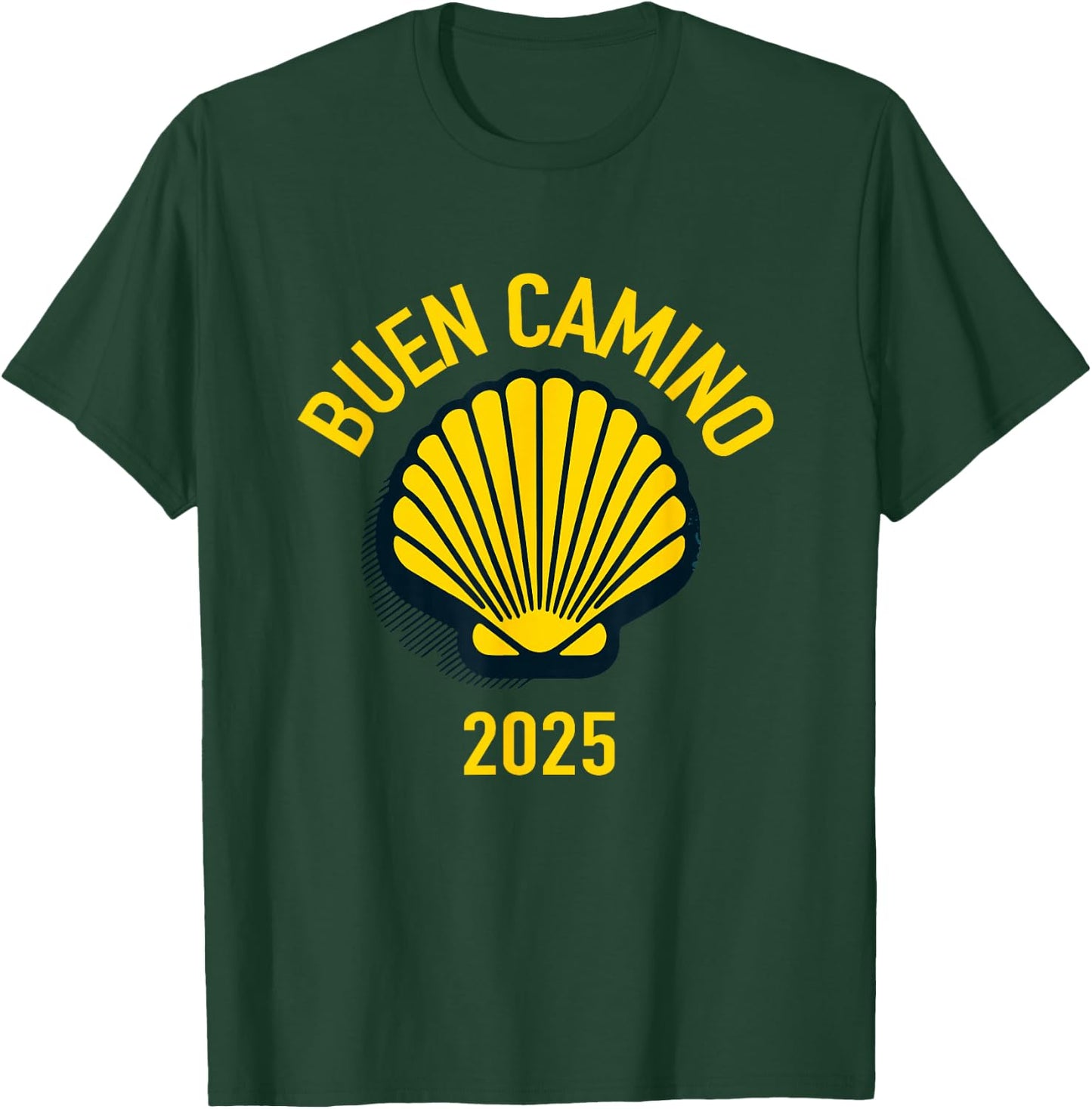 Hiking Santiago de Compostela shell 2025 , Blue, S T-Shirt - T-Shirt | Forest