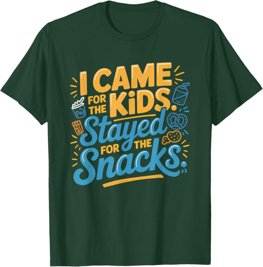 Vbs Came Kids Stayed Snacks Humor Vacation Bible T-Shirt - T-Shirt | Forest