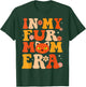 Funny in my Fur mom era Groovy Dog And Cat Owner Lover gifts Women T-Shirt - T-Shirt | Forest