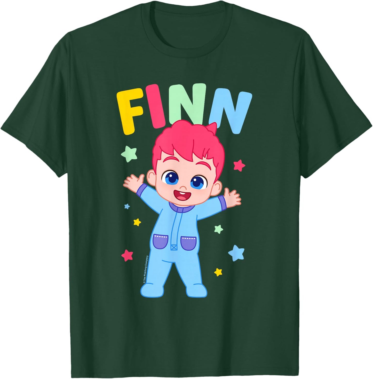 Bebefinn Stars T-Shirt - T-Shirt | Forest