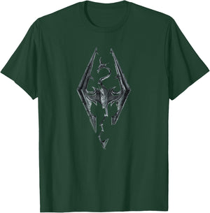 Ripple Junction x Elder Scrolls Dragon Emblem Skyrim , Black, S T-Shirt - T-Shirt | Forest