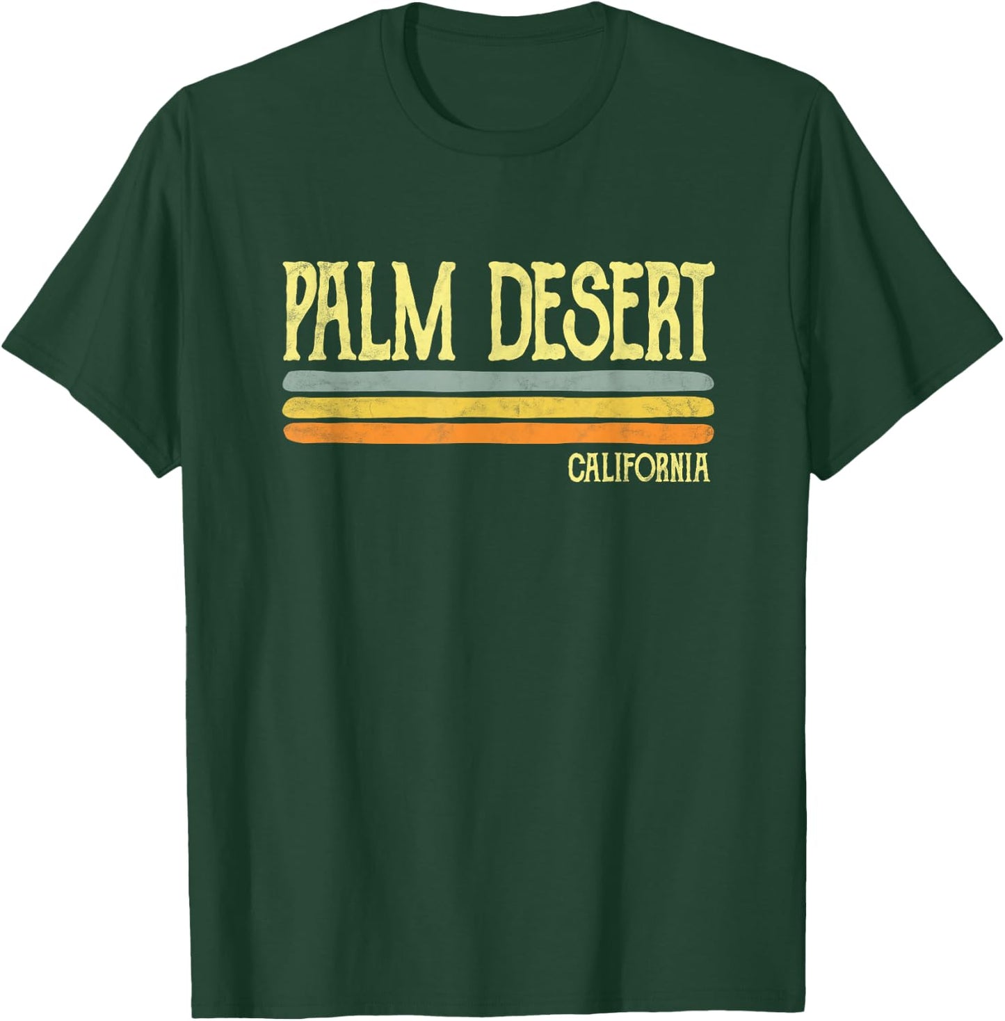 Vintage Palm Desert California CA Souvenir Gift T-Shirt - T-Shirt | Forest
