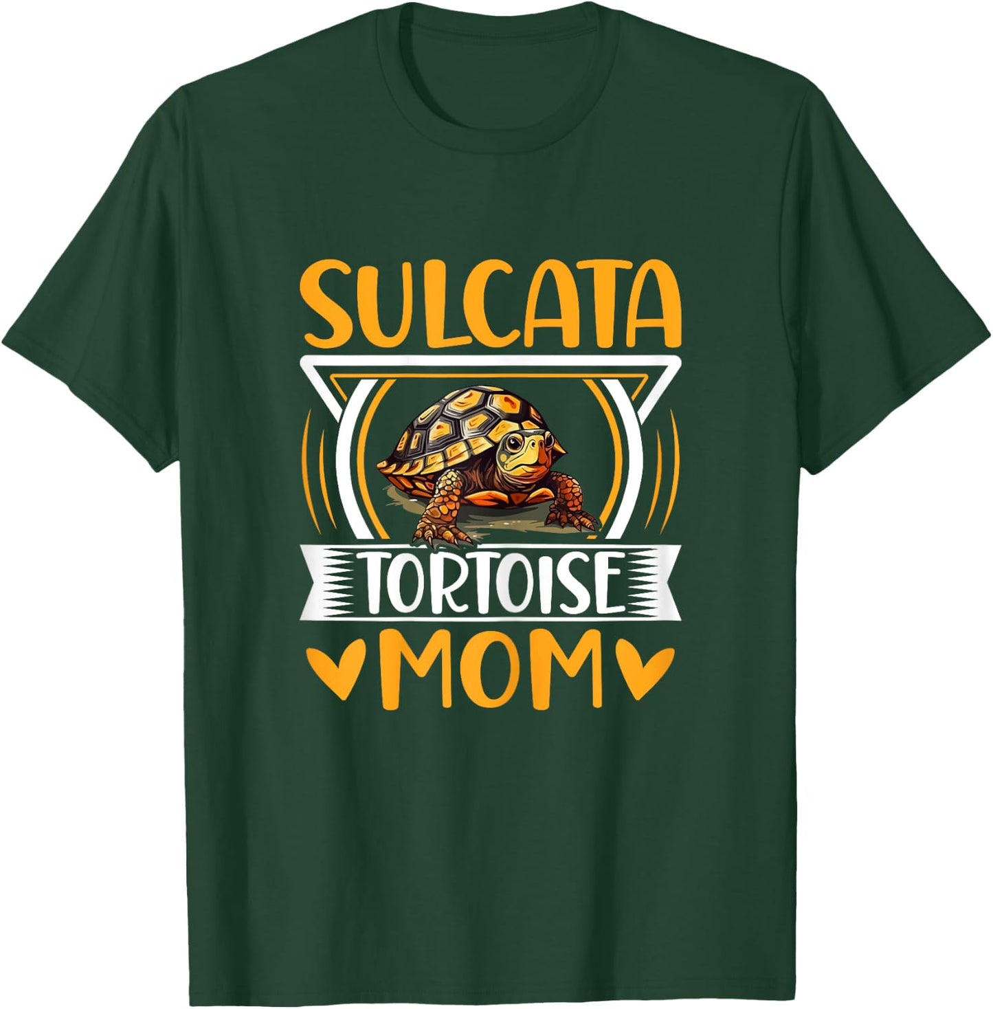 Mother Reptile Tortoise Species - Sulcata Tortoise Mom T-Shirt - T-Shirt | Forest