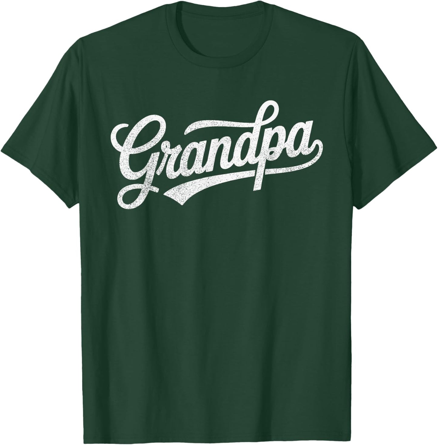 Vintage Distressed Classic Grandpa Father's Day T-Shirt - T-Shirt | Forest