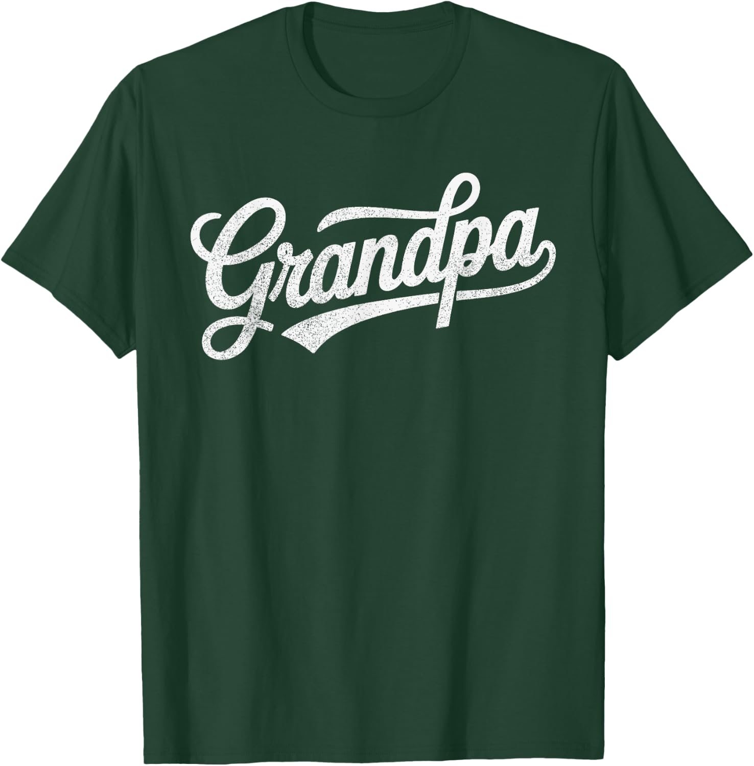 Vintage Distressed Classic Grandpa Father's Day T-Shirt - T-Shirt | Forest