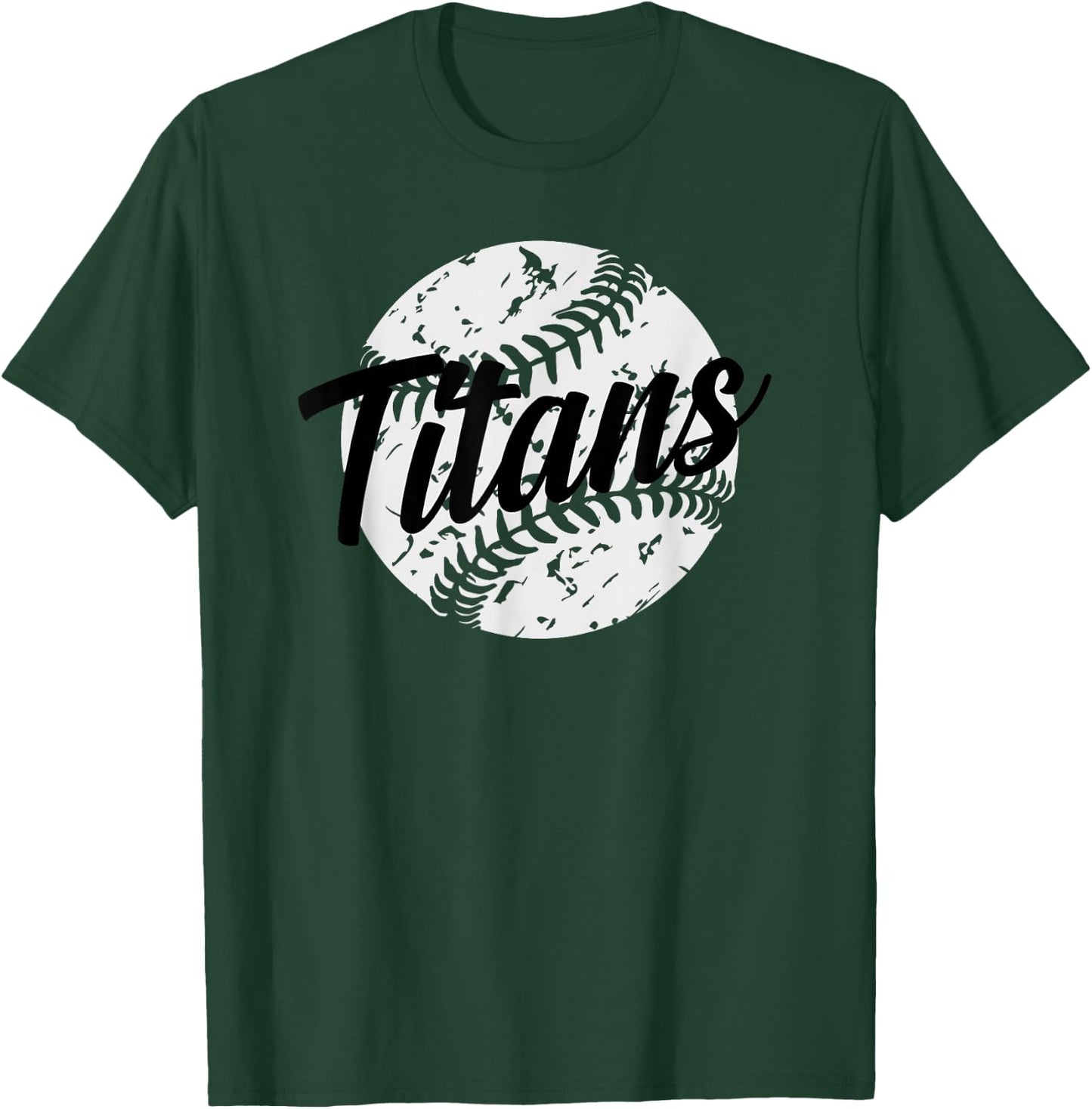 Titans Baseball Softball T-Shirt - T-Shirt | Forest