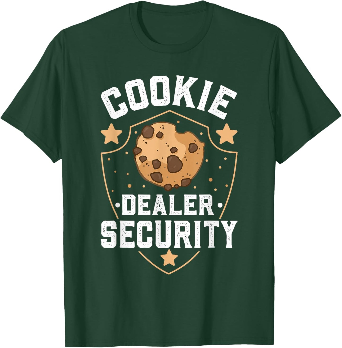 Cookie Dealer Gifts Cookie Dealer - -Adults, Kids - Black - Small - Short Sleeve T-Shirt - T-Shirt | Forest