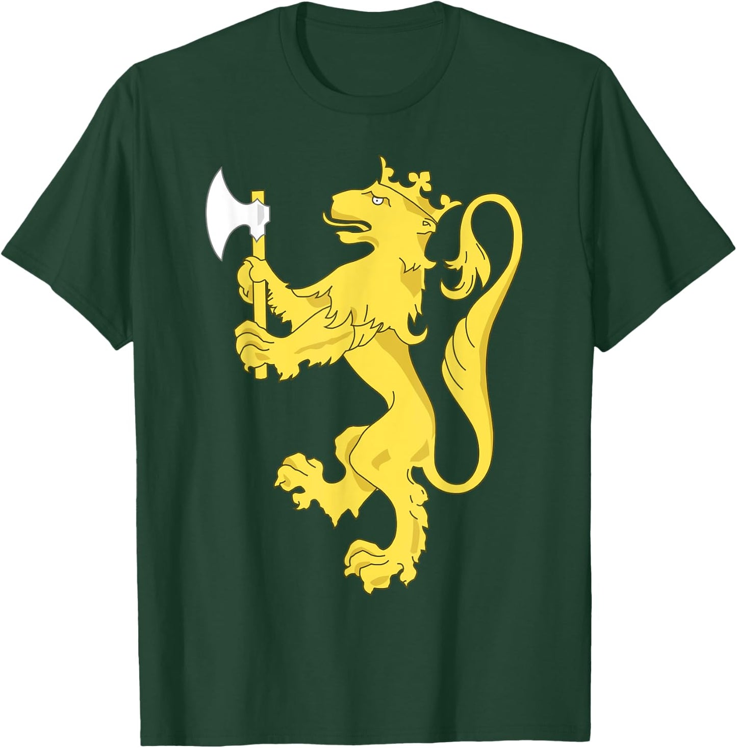 Norway Symbol Norwegian Coat Of Arms Lion Norge Gift T-Shirt - T-Shirt | Forest