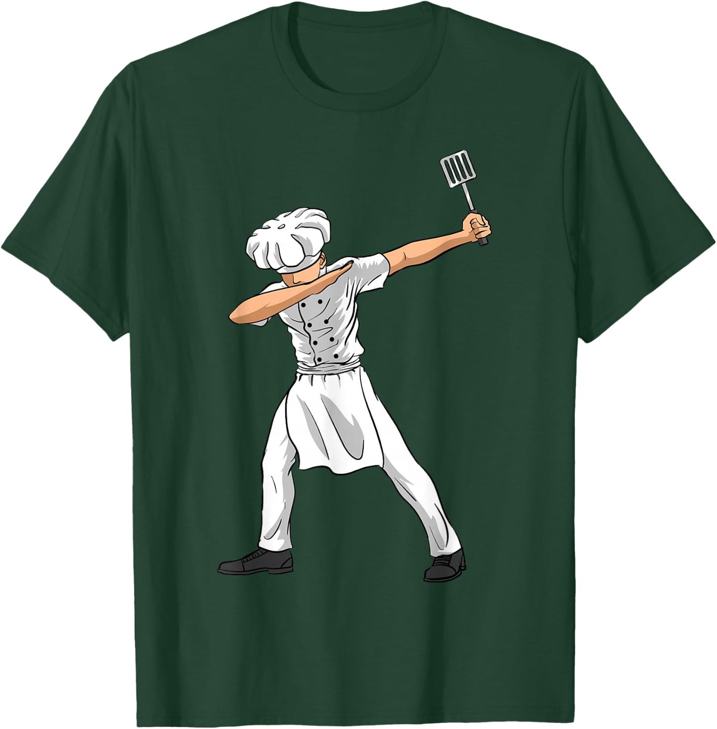 Chef Dabbing Culinary Sous-Chef Cuisine Kitchen Chief Cook T-Shirt - T-Shirt | Forest