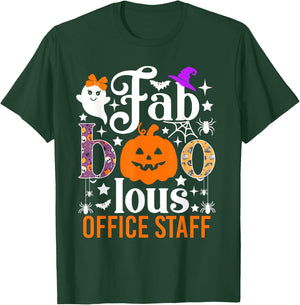 Fab Boo Lous Office Staff Shirt Funny Halloween Costume T-Shirt - T-Shirt | Forest