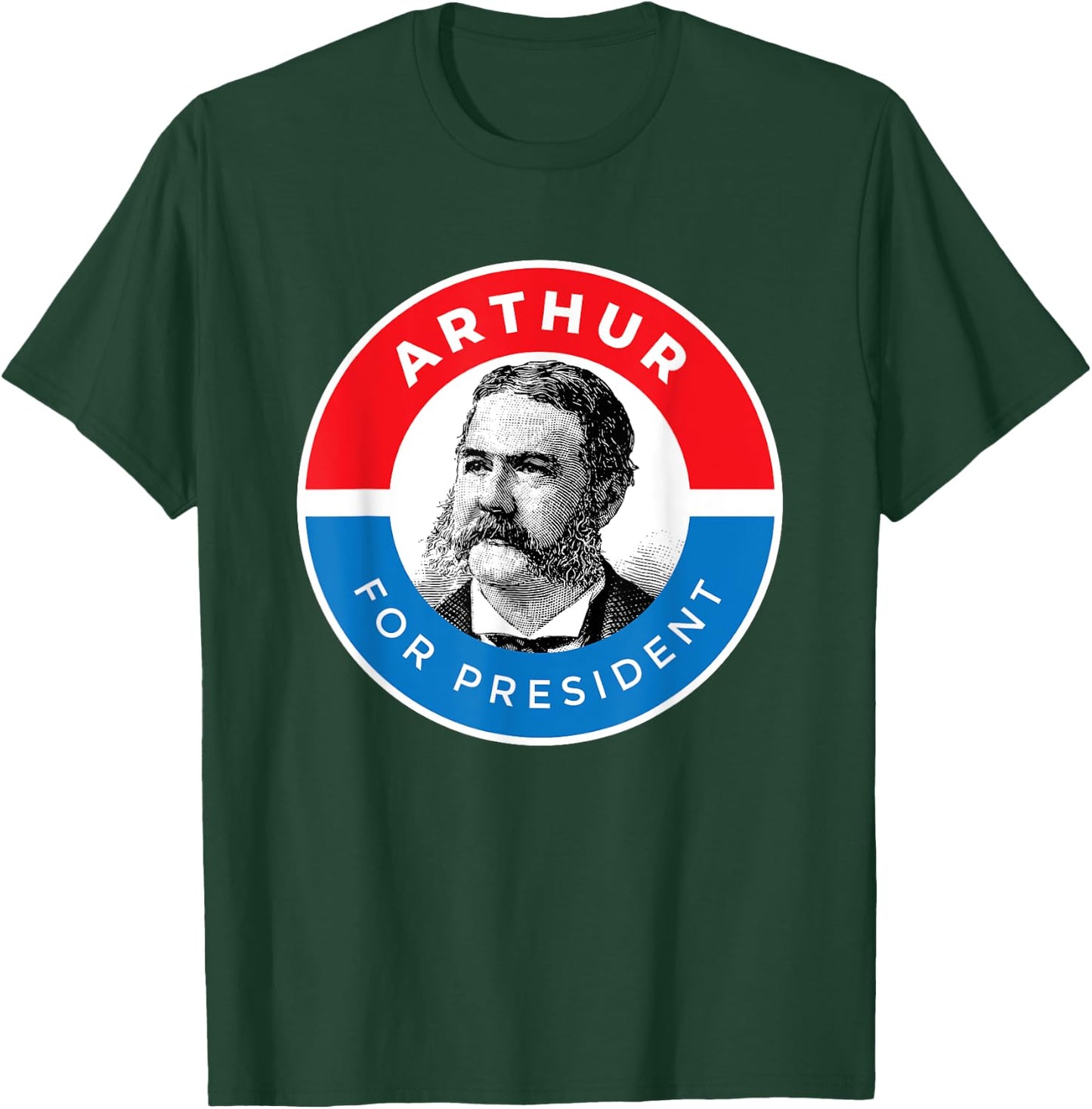 President Chester Arthur T-Shirt - T-Shirt | Forest