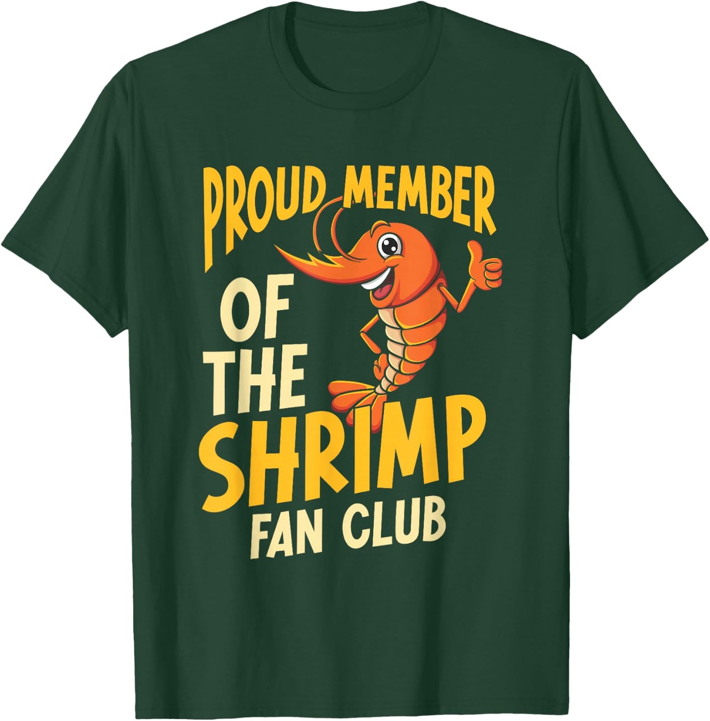 Prawn Shrimp Lover Ocean T-Shirt - T-Shirt | Forest