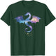 Girl Who Loves Dragons Fantasy T-Shirt - T-Shirt | Forest