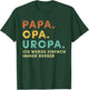 Men's with German Text "Dad Grandpa Uropa" Retro Fur Father's Day Bester Papa aller Zimen, black, s T-Shirt - T-Shirt | Forest