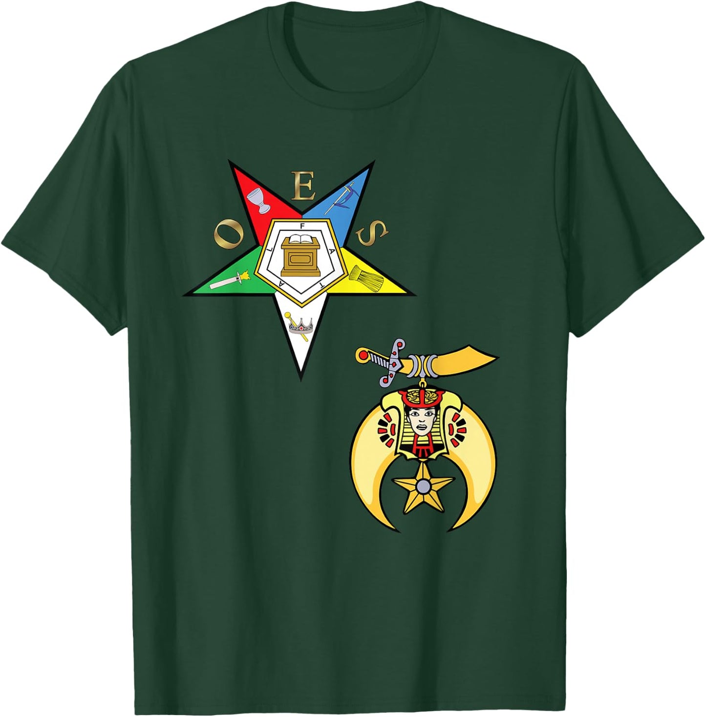 OES Daughters of Sphinx Split Order Eastern Star Sister T-Shirt - T-Shirt | Forest