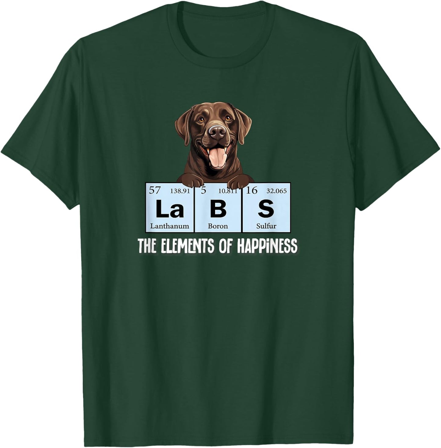 Kids Labs Element of Happiness Chocolate Lab T-Shirt - T-Shirt | Forest