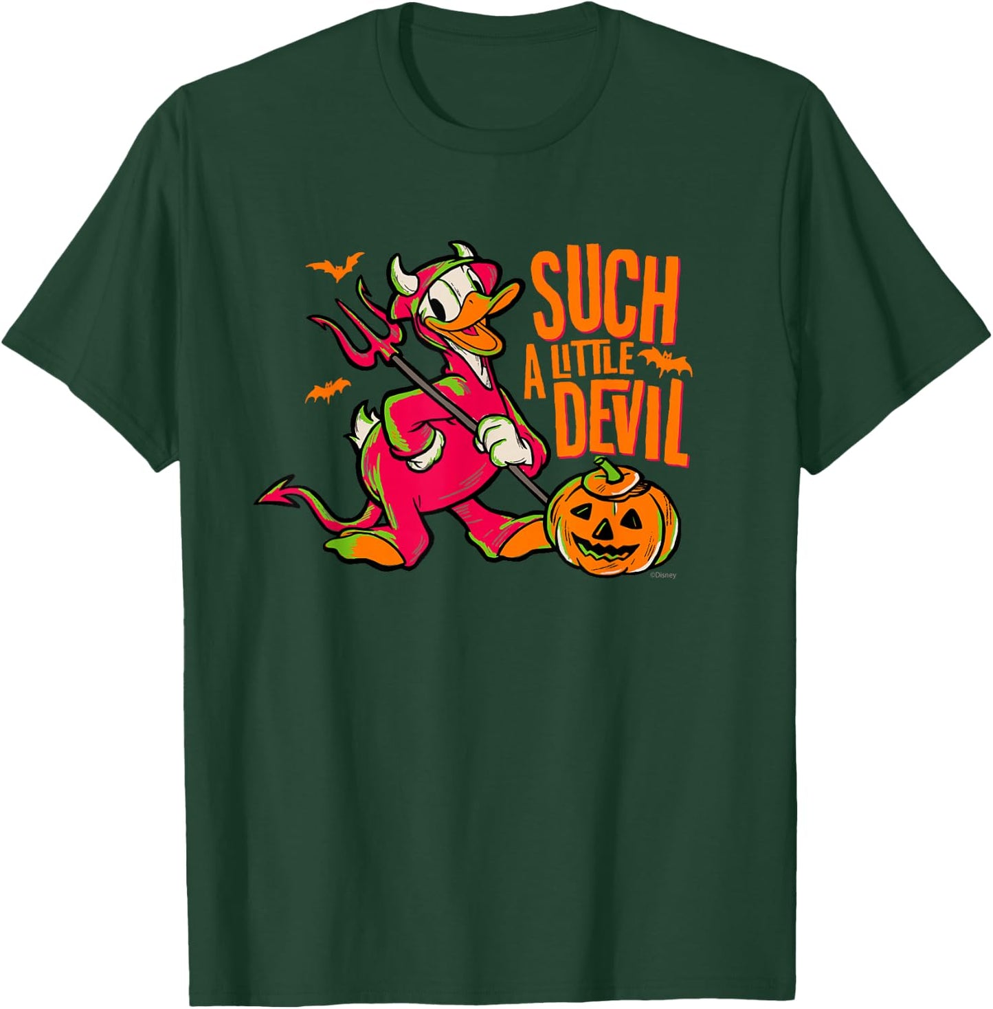 Disney 100 Donald Duck Halloween Such a Little Devil Costume T-Shirt - T-Shirt | Forest
