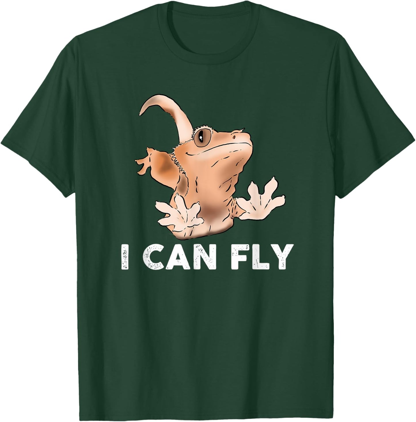 Funny Crested Gecko, Gecko Lover, Gecko Humor, Crestie Gift T-Shirt - T-Shirt | Forest