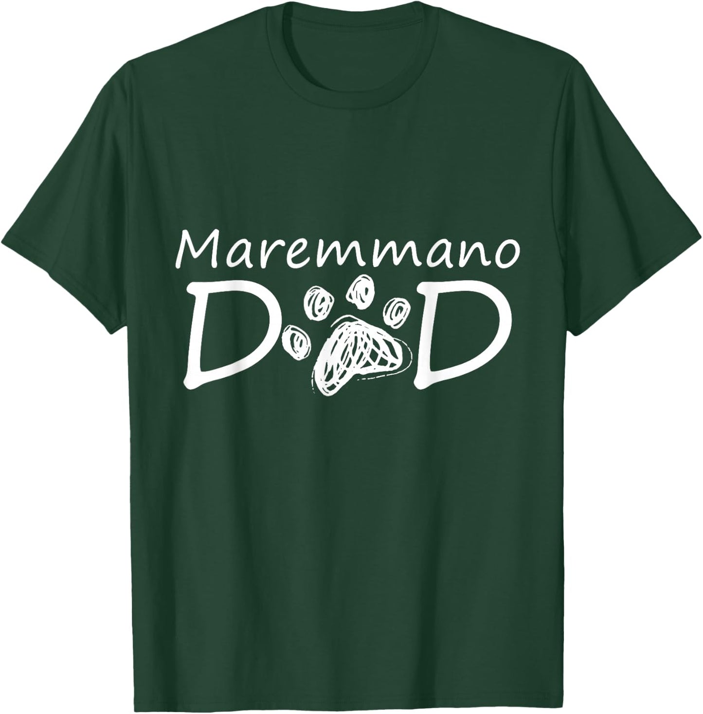 Maremmano Papa Besitzer Hund Papa Rasse Welpe Vater Papa T-Shirt - T-Shirt | Forest