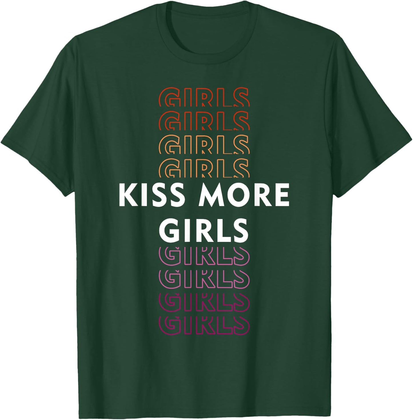 Playful Lesbian Pride with Bold and Fun Style T-Shirt - T-Shirt | Forest