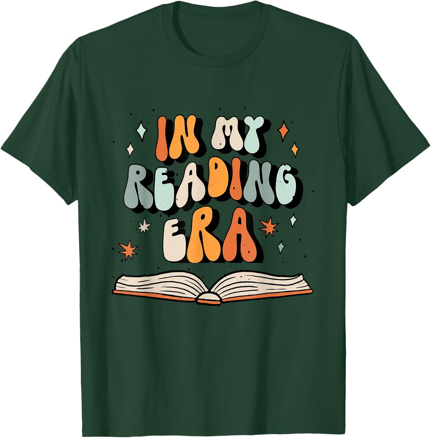 In My Reading Era | Book Reading T-Shirt - T-Shirt | Forest