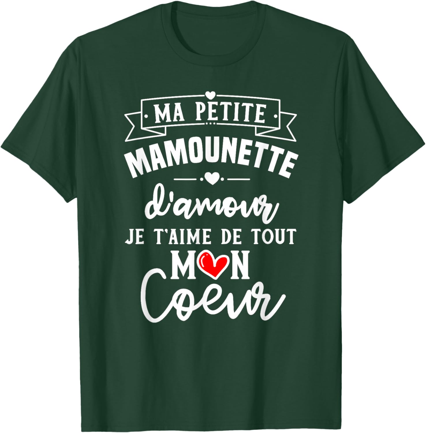 Mother's Day Original Personalised Gift Mum , Black T-Shirt - T-Shirt | Forest