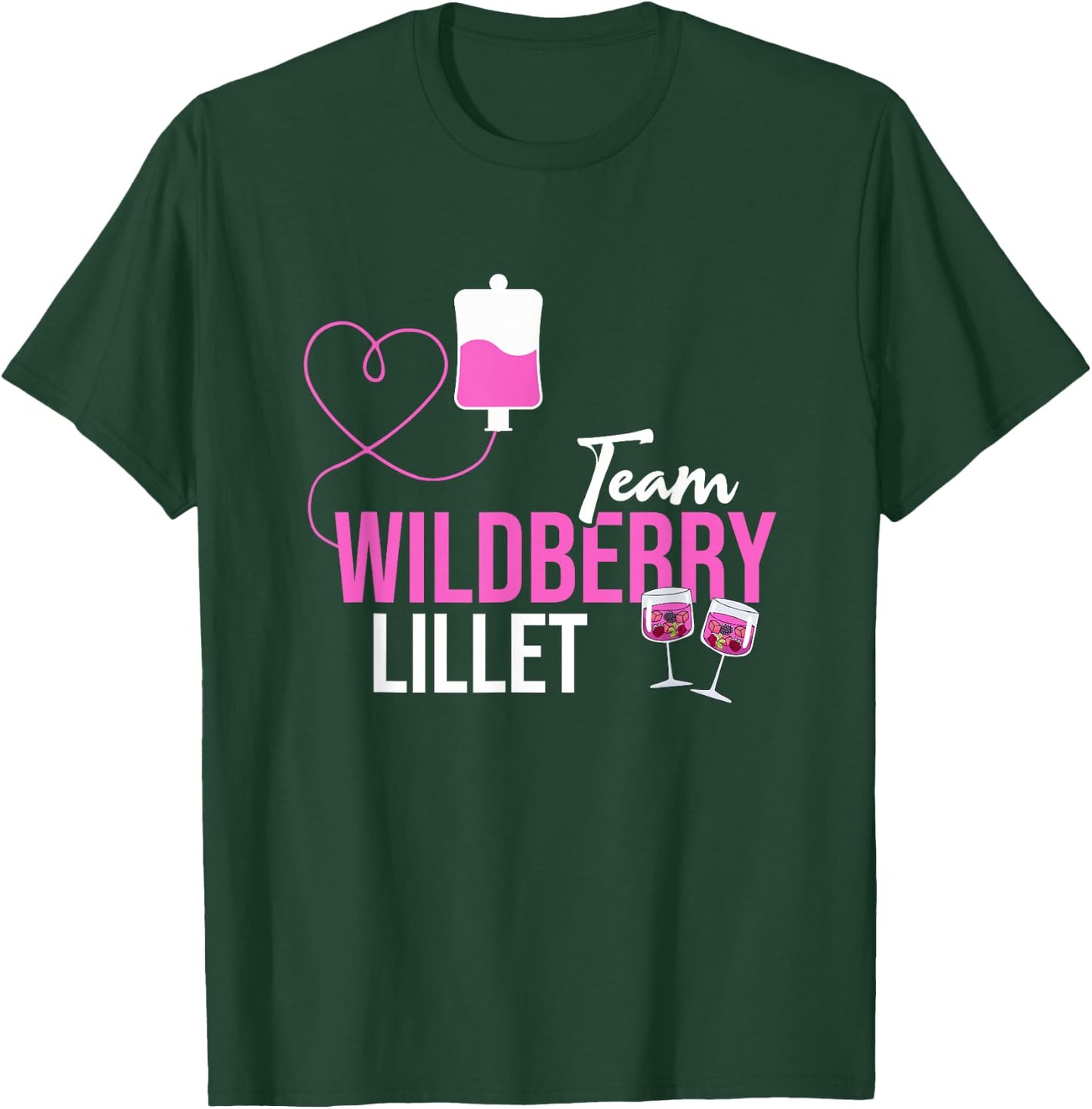 Team Wildberry Lillet Früchte Cocktail Sommer Alkohol T-Shirt - T-Shirt | Forest