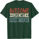 Awesome Like My Oldest Daughter Retro Aesthetic Graphic T-Shirt - T-Shirt | Forest